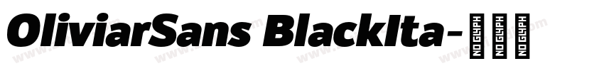 OliviarSans BlackIta字体转换 OliviarSans BlackIta字体转换
